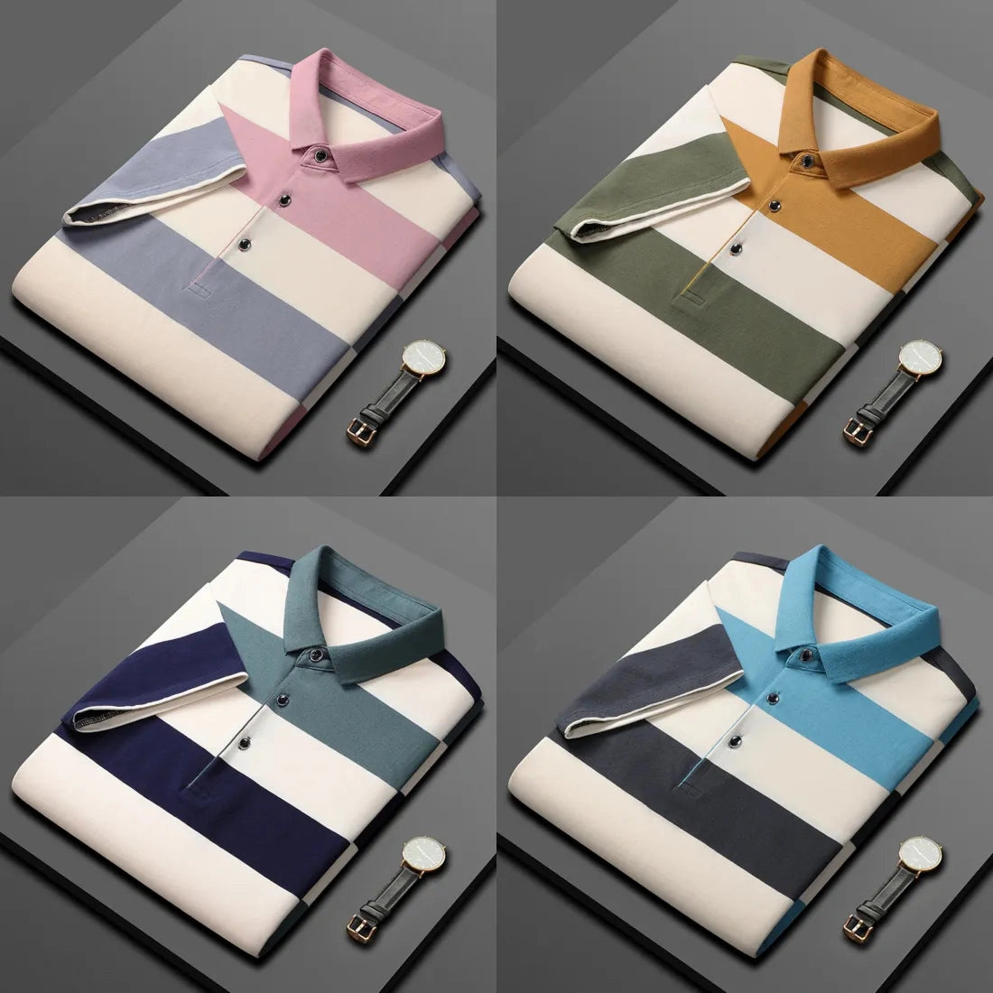 Premium Polo T-shirt - Pack of 4 (TSP-30)