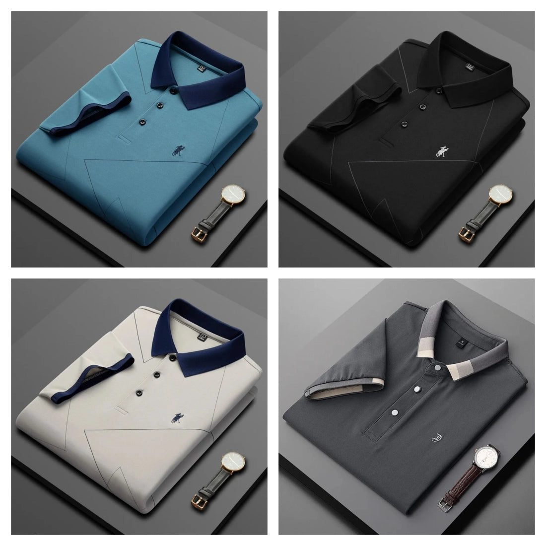 Premium Polo T-shirt- Pack of 4 (TSP-23)